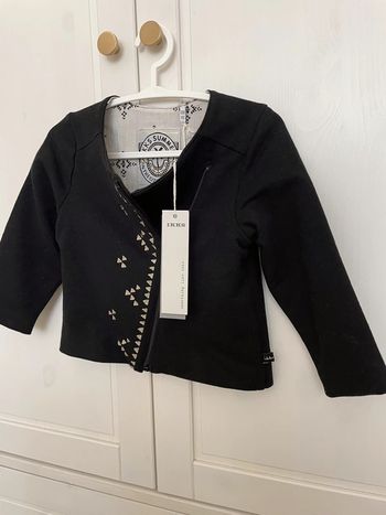 Veste ikks neuf perfecto noir 18 mois