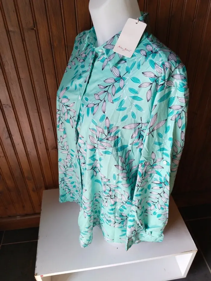 Magnifique blouse tunique femme Melya Melody taille 46/48 neuve - photo numéro 5