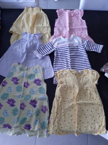 Lot robes courtes 18mois