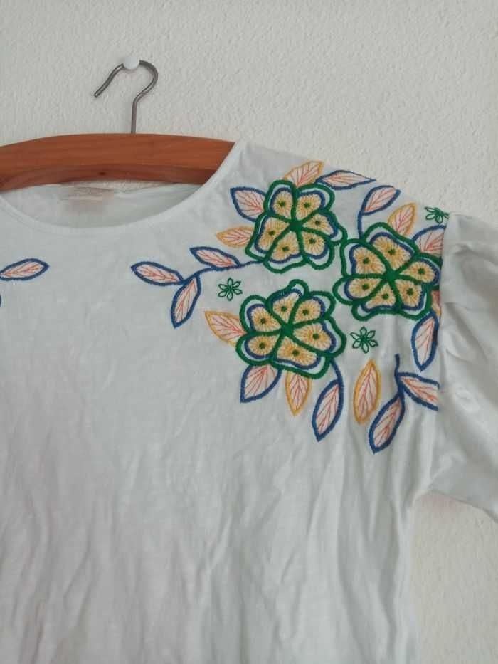Tee-shirt Zara girls brodé (11/12 ans - photo numéro 3