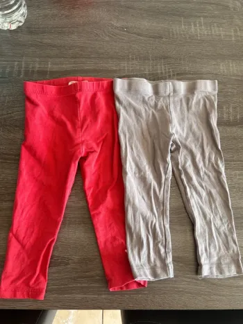 Lot 2 pantalons legging