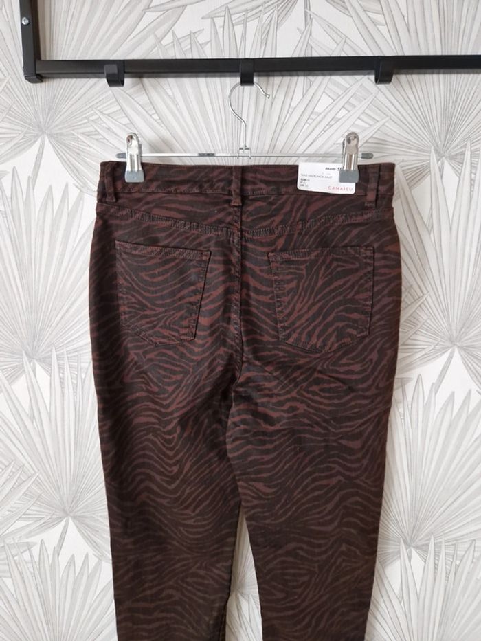 Joli pantalon skinny Camaïeu neuf avec étiquettes taille 38 - photo numéro 3