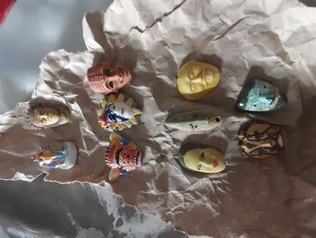 fèves 10 masques différents