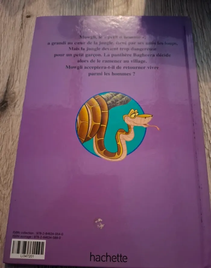 Livre  le livre de la jungle - photo numéro 2