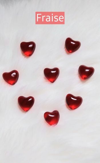 Perles de bain fraise