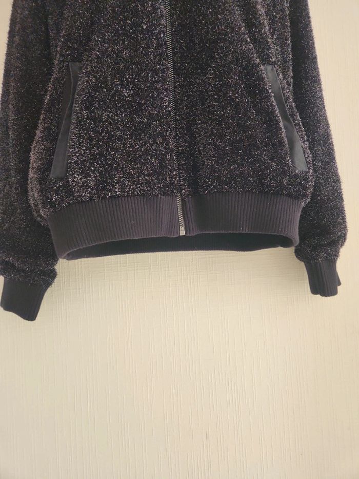 Jolie veste blouson Teddy noir Kookai S - photo numéro 6