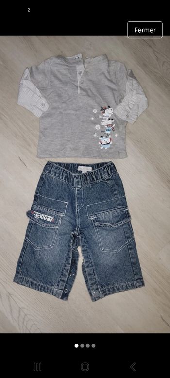 Ensemble garçon 3 mois