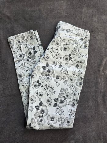 Pantalon fleuri noir & blanc TEX – Taille 40