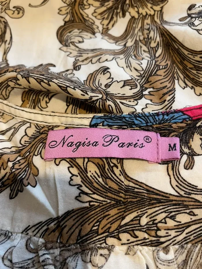 Tunique Nagisa Paris - Motif baroque et rayures - Taille M - photo numéro 7