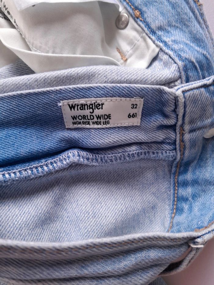 Jean Wrangler taille haute et très large  world wide high rise wide leg 32 /32 - photo numéro 6
