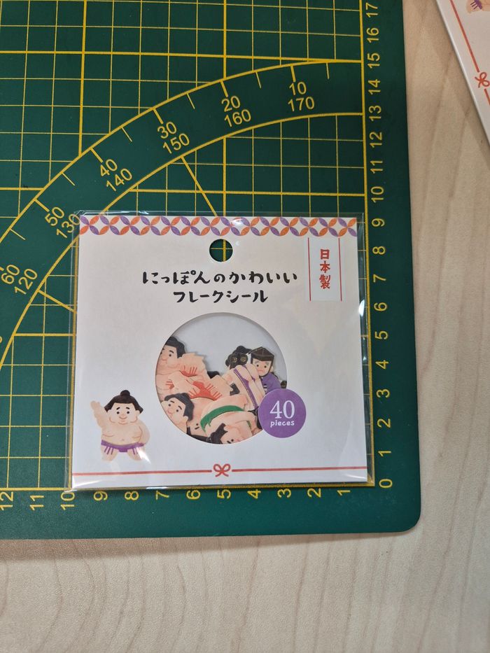 Stickers "Nippon Kawaii Flake Seals" : Rekishi (Sumo) - photo numéro 5