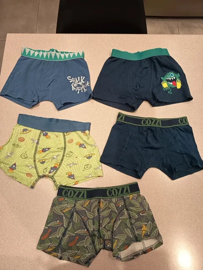 Lot de 5 boxers 5 ans - photo numéro 2