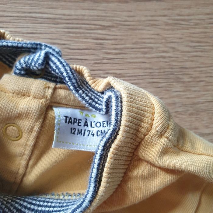 💚 Ensemble tee-shirt ML bas de jogging 12 mois Tape à l'œil/Obaïbi #emyfleury_12moisgarçon - photo numéro 3