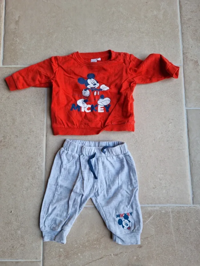 Ensemble Mickey garçon 6 mois