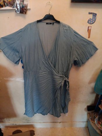 Robe porte feuille grande taille en jean kiabi 3xl 54 56 pas de vinted go