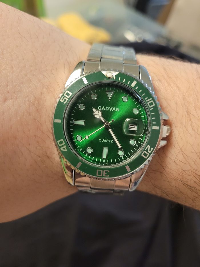 Montre vert