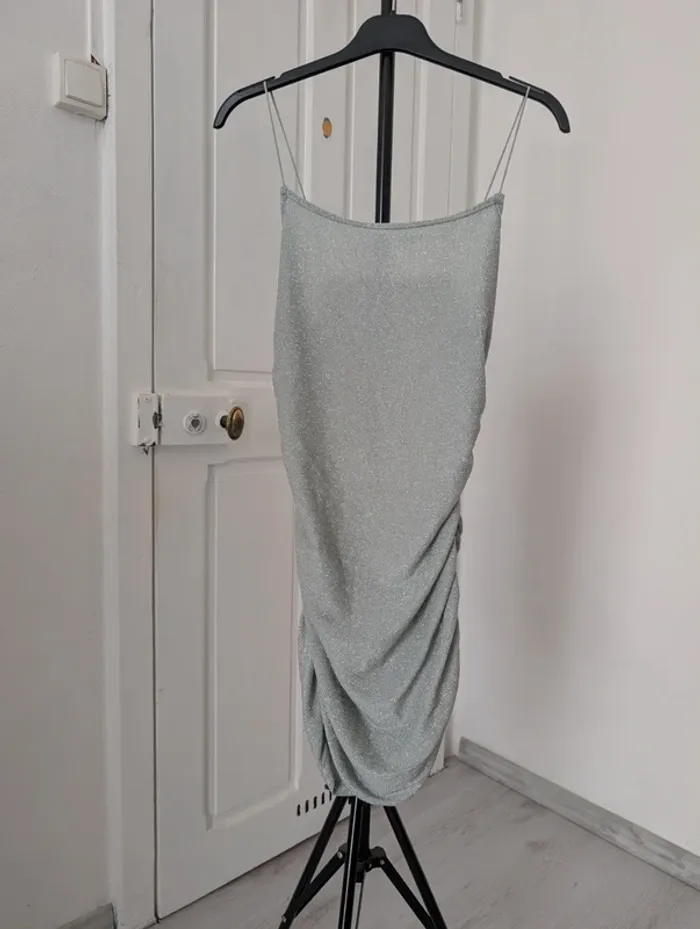 Robe vert sauge scintillante T.M (petit) - photo numéro 3