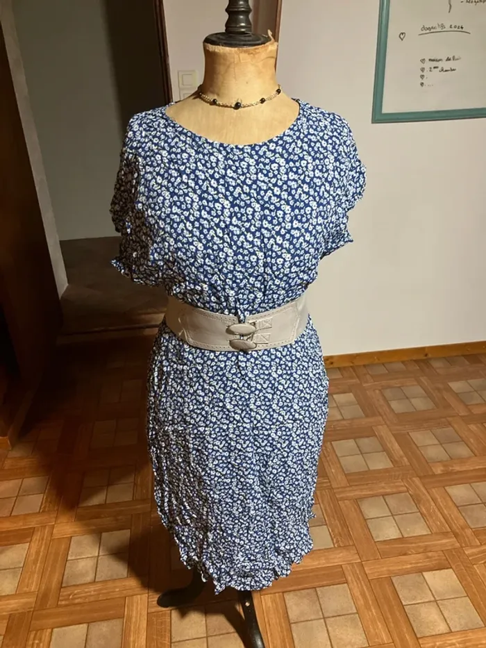 Robe fleurie mi long légère@ - photo numéro 4