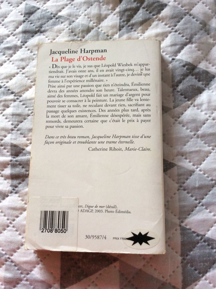 #la plage d’Ostende Jacqueline Harpman - photo numéro 4