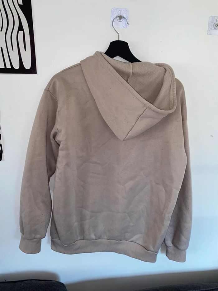 Sweat a capuche beige - photo numéro 2
