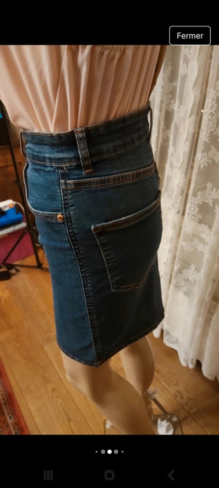 Mini Jupe en jeans Stradivarius eur 36 - photo numéro 3