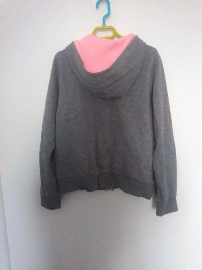 Sweat zippé fille 10 ans - photo numéro 2