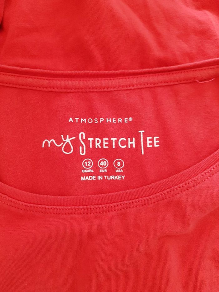 Atmosphère - Tee-shirt à manches courtes - Rouge - photo numéro 6