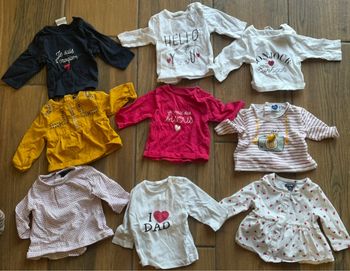 Lot tee shirt manches courtes
