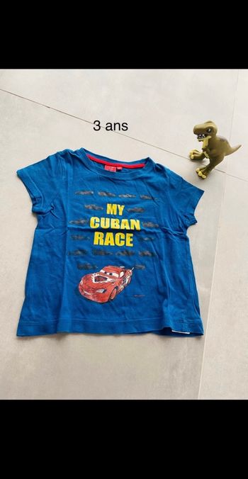Tee shirt 3 ans cars