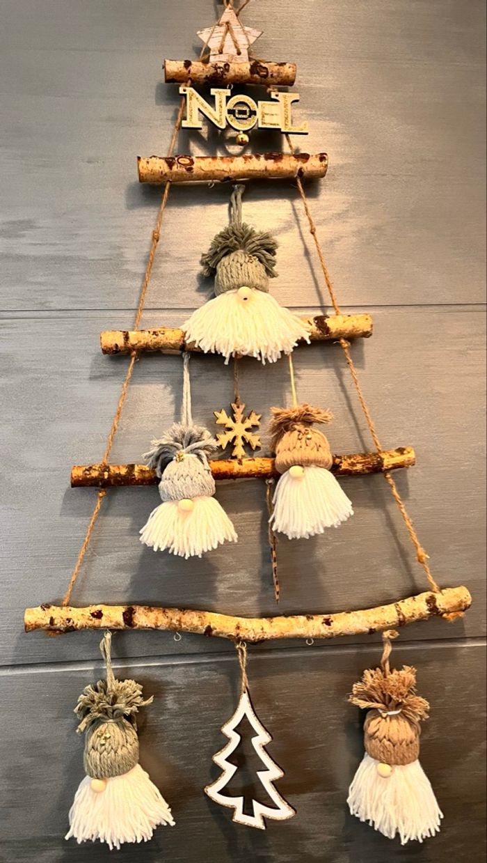 ✨ Gnomes de Noël faits main – Plusieurs couleurs au choix ✨ - photo numéro 2