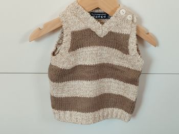 Pull sans manche garçon 3 mois tout compte fait