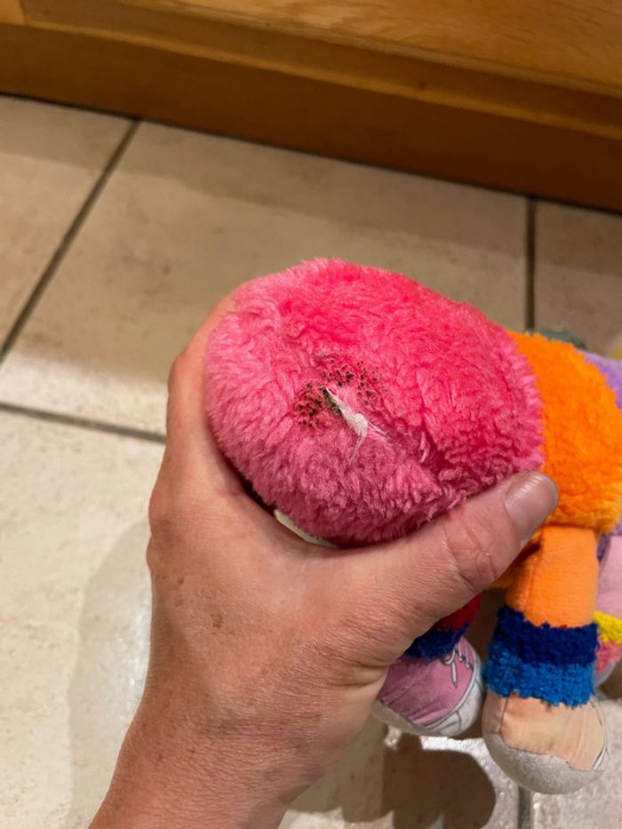 Peluche chenille vintage années 80 - photo numéro 7