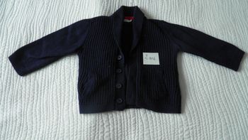 Gilet bleu marine 2 ans Bout'chou