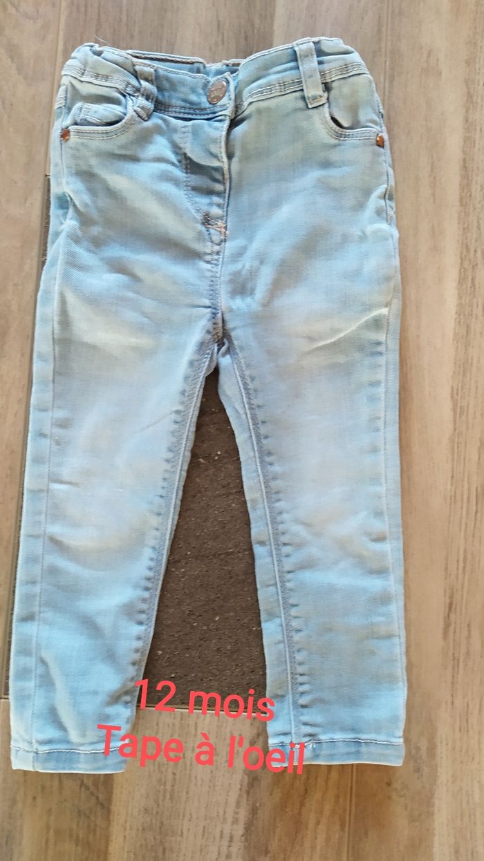 Jean 12 mois Tape à l'oeil