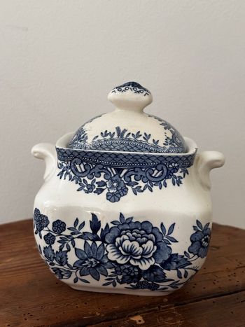 Sucrier en porcelaine anglaise Enoch Wedgwood Asiatic Pheasants