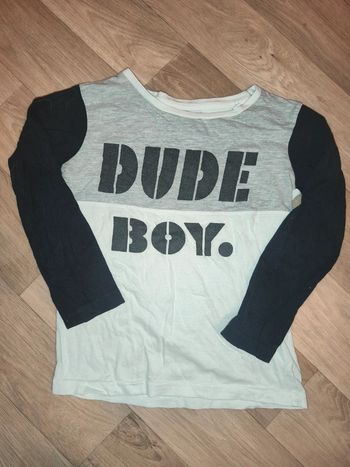 Tee shirt manches longues taille 6 ans marque Meme pas peur