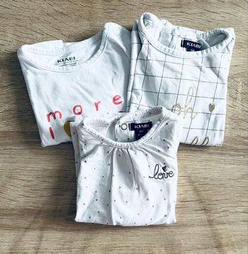 Lot de 3 tee-shirts « Kiabi » 6 mois