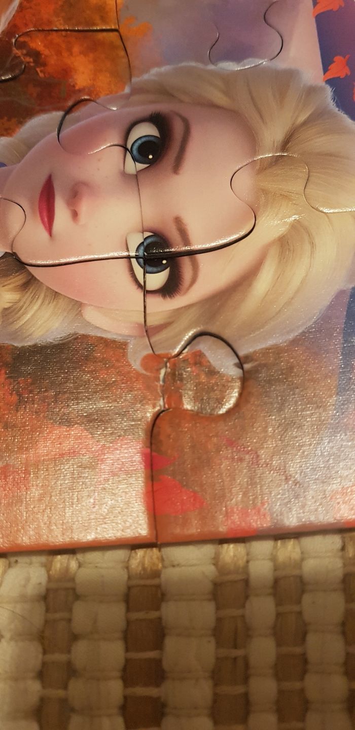 Puzzles 2×12 pièces la reine des neiges 2 disney - photo numéro 4