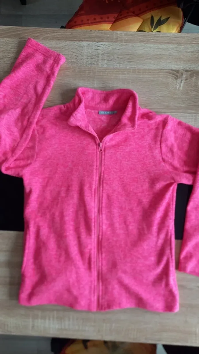 Gilet polaire rose fluo S /M - photo numéro 12