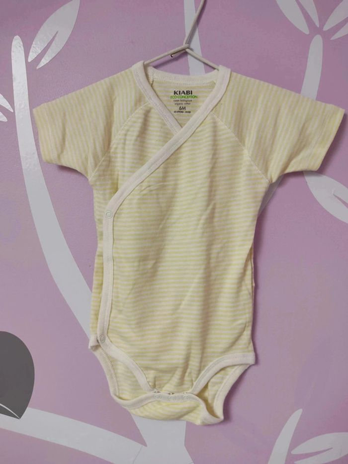 Lot de 3 body manches courtes taille 6 mois - photo numéro 7