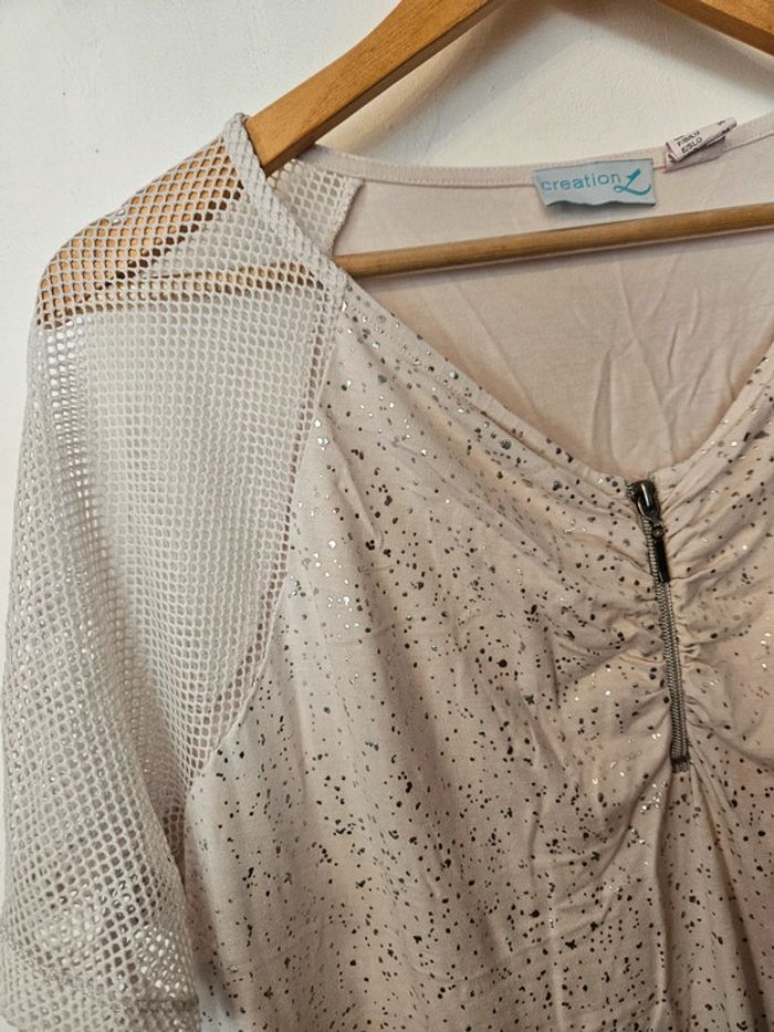Tee-shirt Creation L Taille 48 🤍 - photo numéro 3