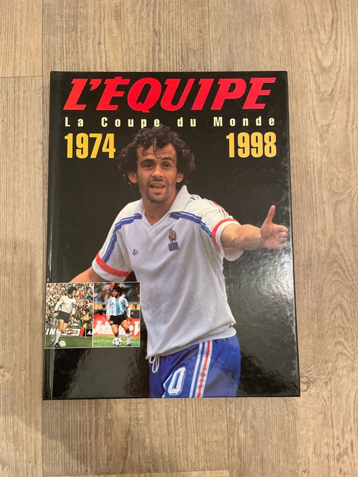 Livre  de l’année L’Equipe la coupe du monde 1974-1998