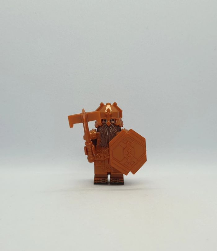 💍 Figurine Le Seigneur des Anneaux - Nain Guerrier - (Style Lego) 💍 - photo numéro 5