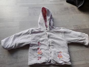 Gilet  chaud rose 12 m