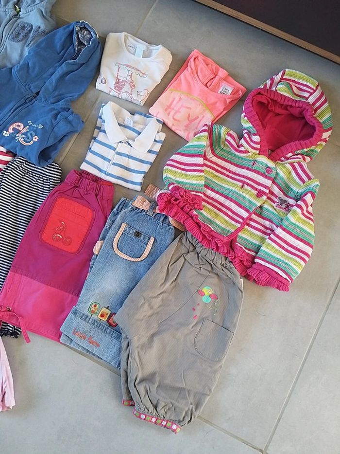 Lot de vêtements été fille en 12 mois - photo numéro 2