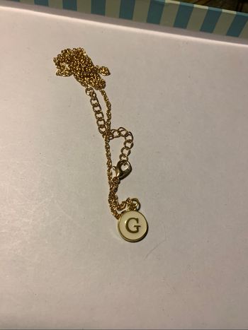 Collier initiale G