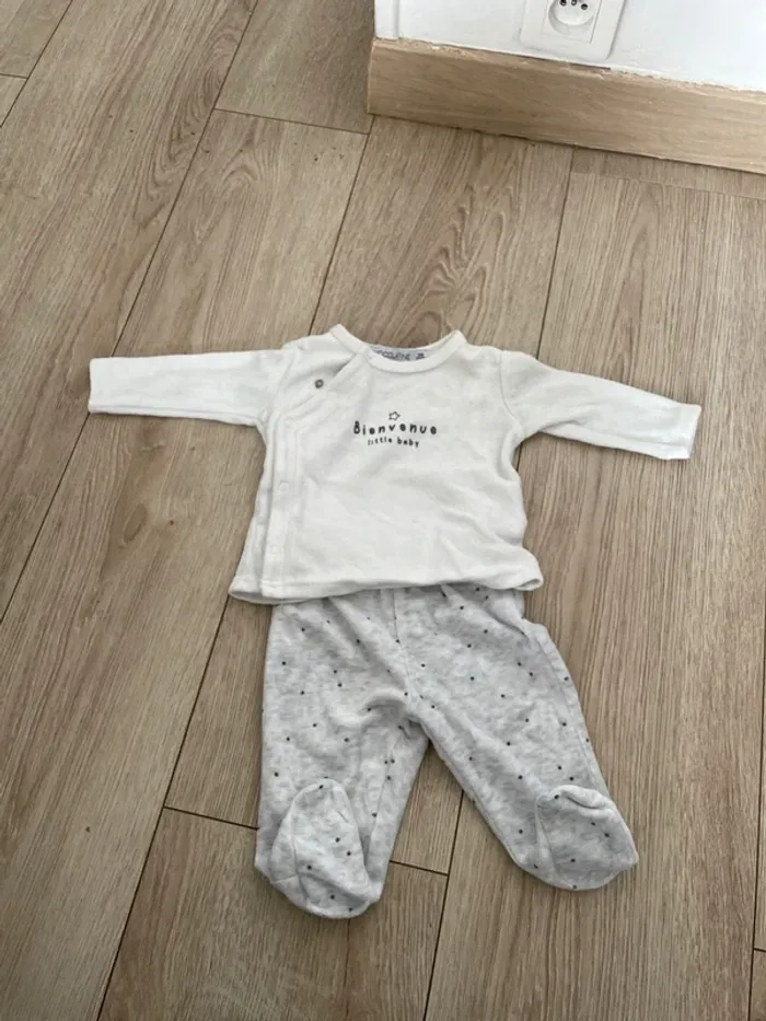 Pyjamas 2 pièces velours