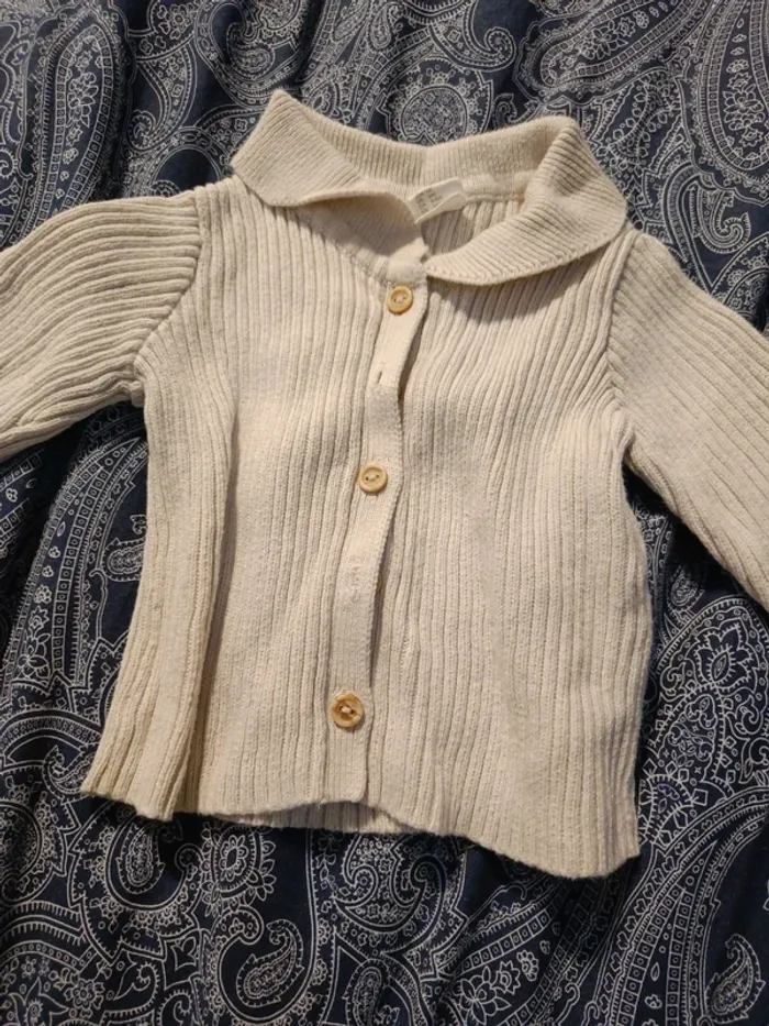 Gilet beige 68cm H&M