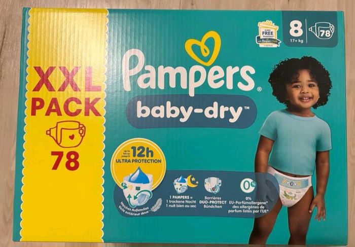 Pampers taille 8