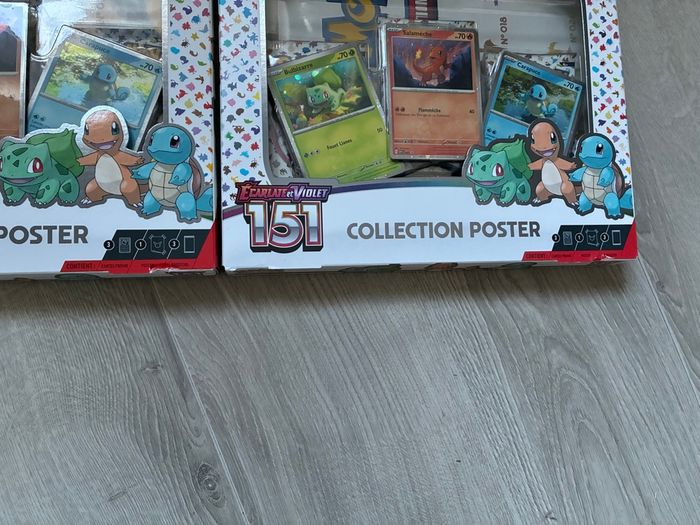 Lot de 2 Coffret Collection Poster 151 Pokémon - photo numéro 2